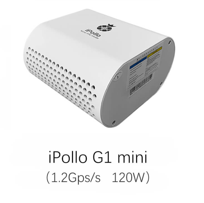 IPollo G1 mini 1.2G Grin Miner Algorithme Cuckatoo32 Version mise à jour