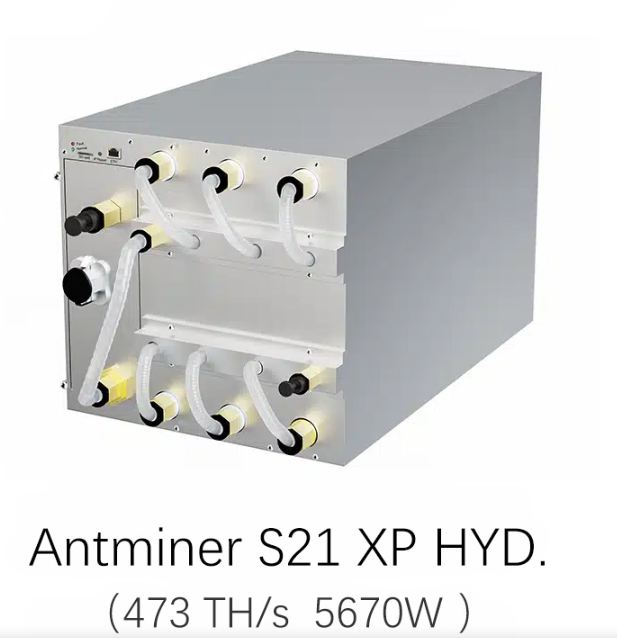 Bitmain Antminer S21 XP Hydro 473Th/s 5670W BTC Mining