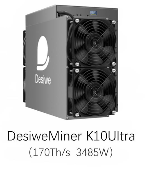 Mineur de Bitcoin DesiweMiner K10 Ultra 170 TH/s 3485W