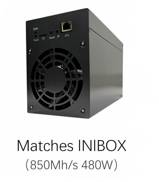Pinecone correspond au mineur Initverse INIBOX 850 Mh/s 480W