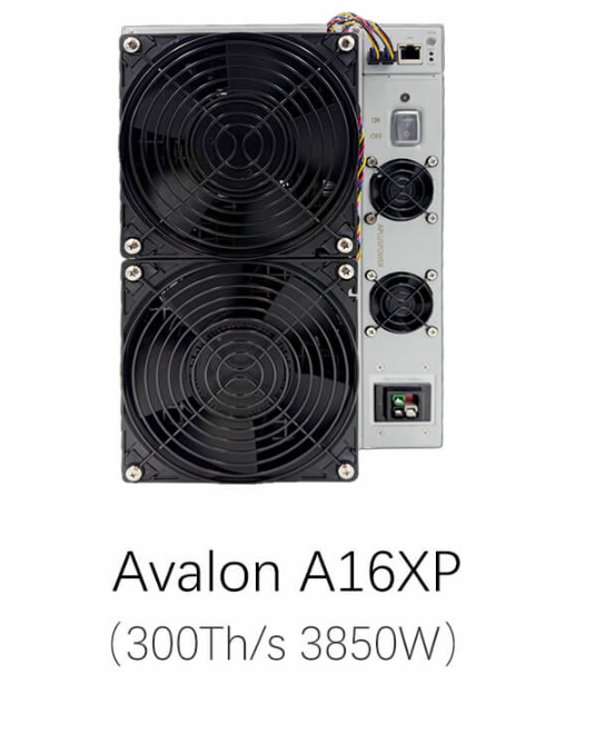 Mineur Bitcoin Canaan Avalon A16XP 300T 3850W
